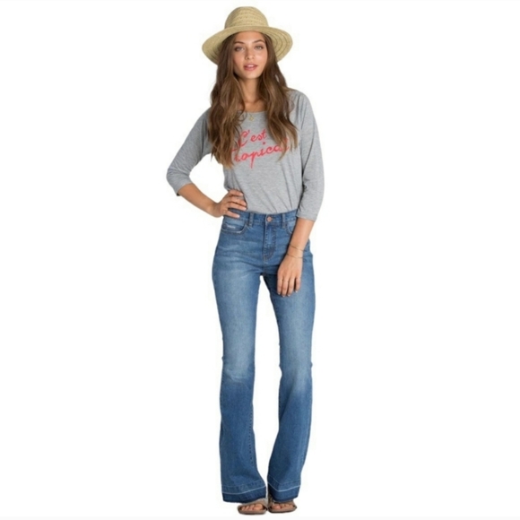 Billabong kickin' it released hem jeans size 30 - Picture 10 of 14